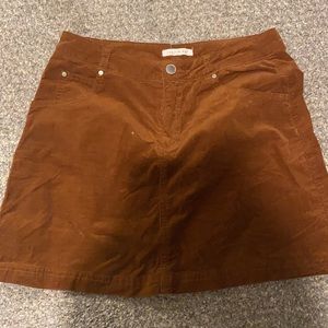 Corduroy skirt